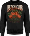 Beach Club California tropical summer palm wakacje Męska bluza 