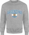 Argentyna flaga vintage football mundial kibic sport Męska bluza 