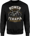 Rower To Moja Terapia Kolarstwo Szosowe Pasja Wolność Męska bluza 