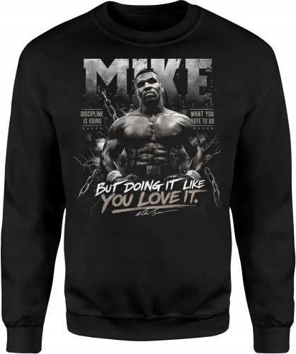 Mike Tyson boks legenda sport mistrz ringu Męska bluza 