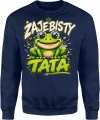 Zajebisty tata żaba wesoła ropucha Męska bluza 