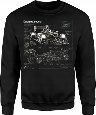 Formula 1 Wyścigówka Motorsport Grand Prix Racing Męska bluza