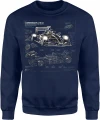 Formula 1 Wyścigówka Motorsport Grand Prix Racing Męska bluza 