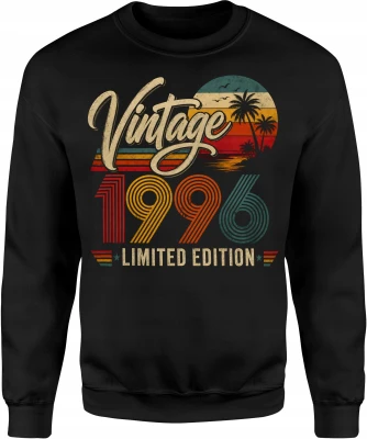 Vintage 1996 limited edition rocznik  legendarny styl Męska bluza