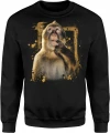 Thinking monkey curious ape animal Męska bluza 