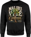 Malibu California palm summer beach  Męska bluza 