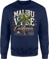 Malibu California palm summer beach  Męska bluza 