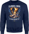 Ojciec syn przyjaciele forever rodzina  Męska bluza 