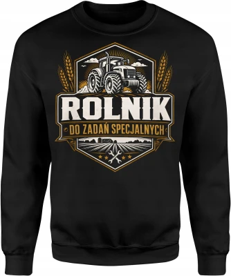 Rolnik Do Zadań Specjalnych Traktor Gospodarstwo Rolne Męska bluza