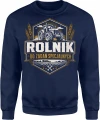 Rolnik Do Zadań Specjalnych Traktor Gospodarstwo Rolne Męska bluza 