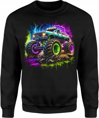 Monster Truck Off Road Terenówka 4x4 Męska bluza