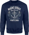 Kotwica żaglówki żeglarstwo marine service yacht Męska bluza 