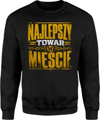 Najlepszy towar w mieście uliczny styl Męska bluza