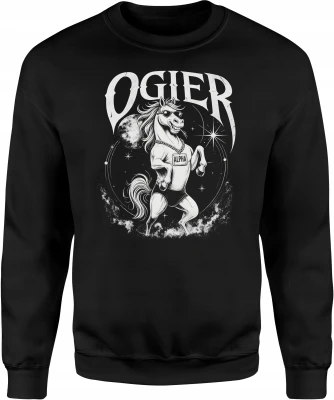 Ogier Alpha koń siłacz mocny charakter Męska bluza