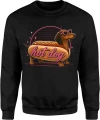 Jamnik hot dog zabawny pies okulary Męska bluza 