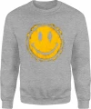 Smile face graffiti emoji happy Męska bluza 