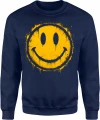 Smile face graffiti emoji happy Męska bluza 