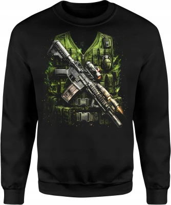 Taktyczny karabin kamizelka wojskowa militaria Męska bluza