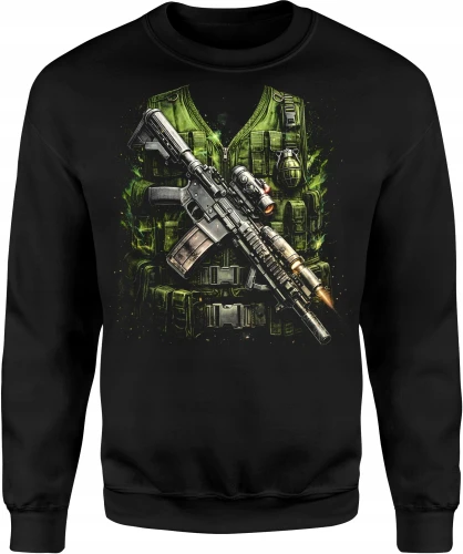 Taktyczny karabin kamizelka wojskowa militaria Męska bluza 