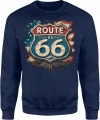 Route 66 Amerykańska Szosa Road Trip Męska bluza 