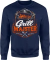 Grillowanie mistrz ognia barbecue król grillu Męska bluza 