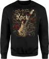 Fender Rock Gitara Elektryczna Róże Łańcuchy  Męska bluza 