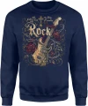 Fender Rock Gitara Elektryczna Róże Łańcuchy  Męska bluza 
