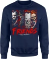 Kultowe postacie horroru friends till the end Męska bluza 