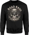 Motocyklowa Czaszka Kask Born To Ride Chopper Męska bluza 