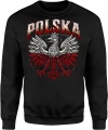 Polska Orzeł Biały Godło Duma Ojczyzna Męska bluza 