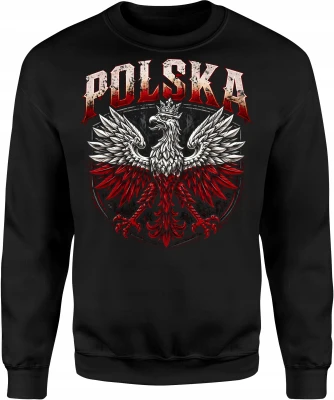 Polska Orzeł Biały Godło Duma Ojczyzna Męska bluza
