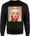 Blondynka Lalka Wielkie Oczy Viral Trend Męska bluza 
