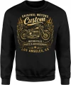 Custom Motorcycles chopper biker motocykl oldschool Męska bluza 