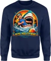 Myśl pozytywnie shark beach summer holiday Męska bluza 