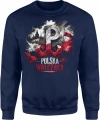 Polska Walcząca symbol PW duma wolność Męska bluza 