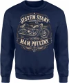 Jestem stary ale motor mam potężny  Męska bluza 