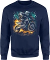 Motocross dirt bike rider extreme enduro Męska bluza 