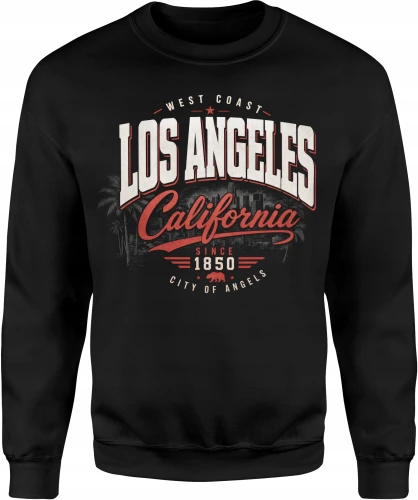 Los Angeles California West Coast USA  Męska bluza 