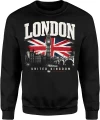London Big Ben flaga Wielkiej Brytanii UK Męska bluza 