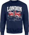 London Big Ben flaga Wielkiej Brytanii UK Męska bluza 