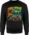 Dinozaur monster truck rajd terenowy t rex Męska bluza 