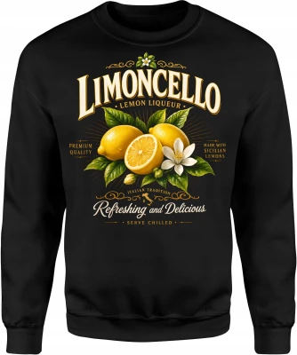 Limoncello cytryny sycylijskie włoski likier lemon Męska bluza