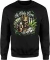 La Vida Loca czaszka gangster Męska bluza 