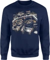 Gangsterskie Koty Mafia Cat Crew Męska bluza 