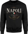 Napoli Italia Włochy Neapol Flaga Męska bluza 