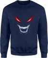 Demoniczne Oczy horror potwór red eyes halloween Męska bluza 