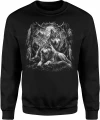 Wilki łapacz snów pełnia księżyca mistyczny las Męska bluza 