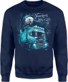 Trucker's Way of Life ciężarówka orzeł Męska bluza 
