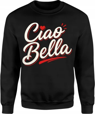 Ciao Bella włoski styl fashion Męska bluza