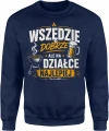 Wszędzie Dobrze Ale Na Działce Najlepiej Grill Ogród Męska bluza 